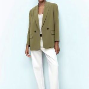 Mango Oversized Brown Blazer